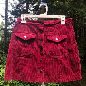 Suede Forever21 Skirt